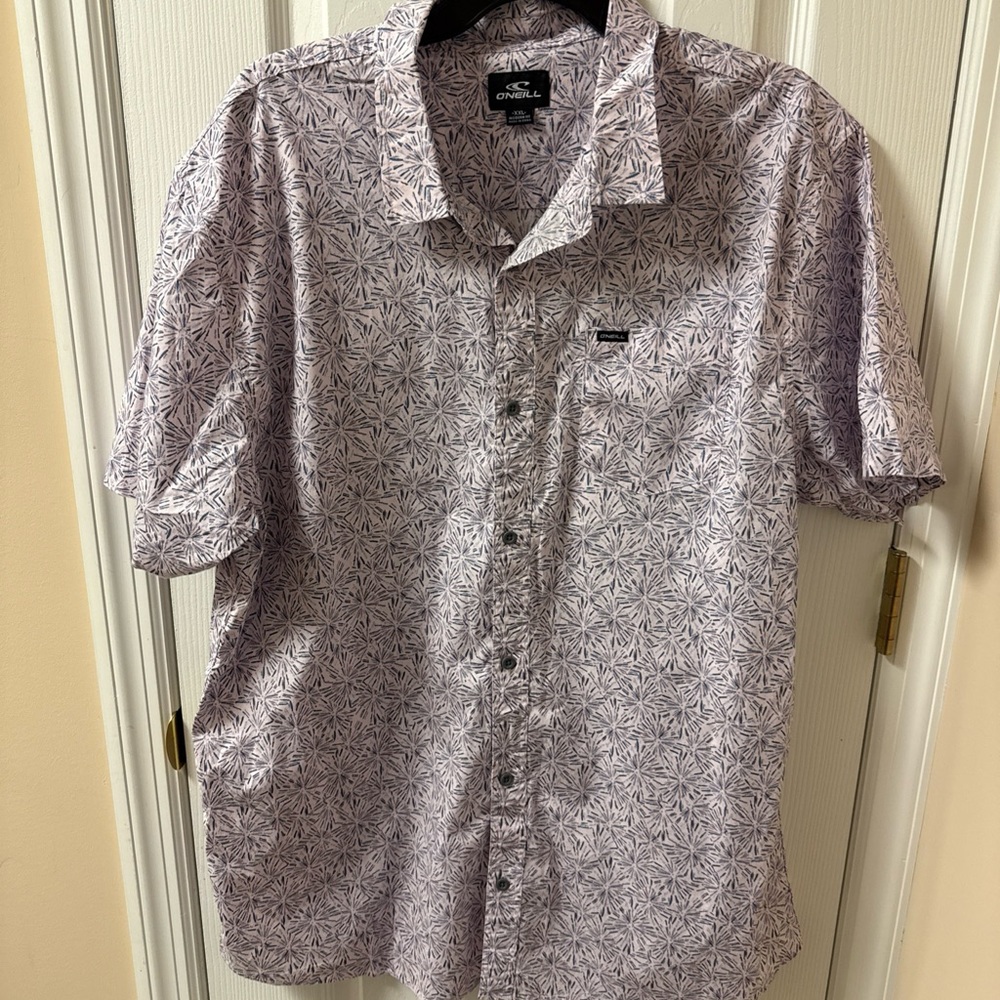 O'Neill Purple Casual Button Down Shirt